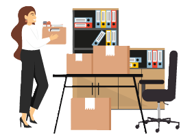 Illustration for a 10 by 15 storage unit