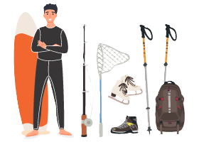 Illustration for a 5 by 5 storage unit