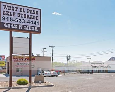 Storage Units for Rent available at 4543 North Mesa Street, El Paso, TX 79912